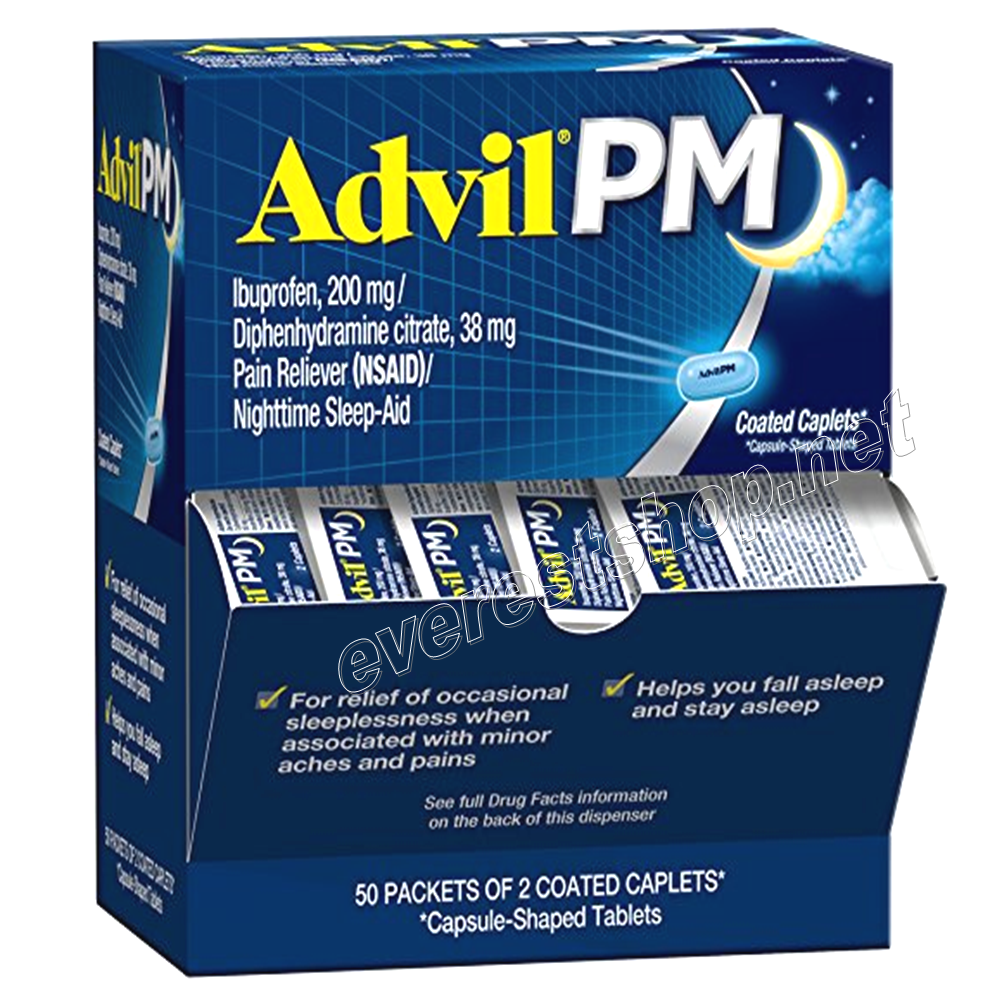 ADVIL PM 50 CT Advil PM Tablet Pouch 50 x 2`s - Image 1