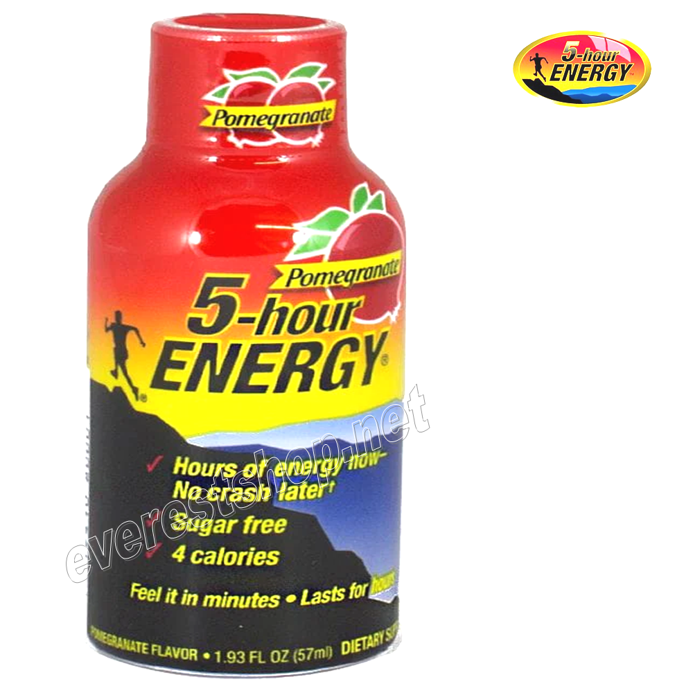 5 HOUR ENERGY POOMEGRANATE Five Hour Energy Drink * Grape * 12 pcs - Image 1