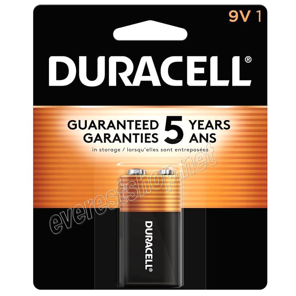 9V Duracell Battery 9V * 12 pcs - Image 1