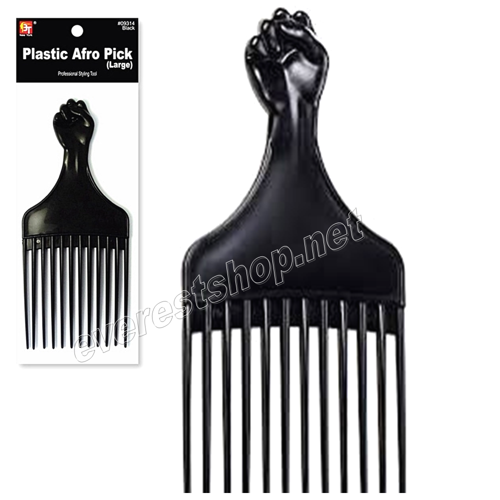 AFRO PICK PLASTIC Afro Pick Plastic Comb * 12 pcs - Image 1