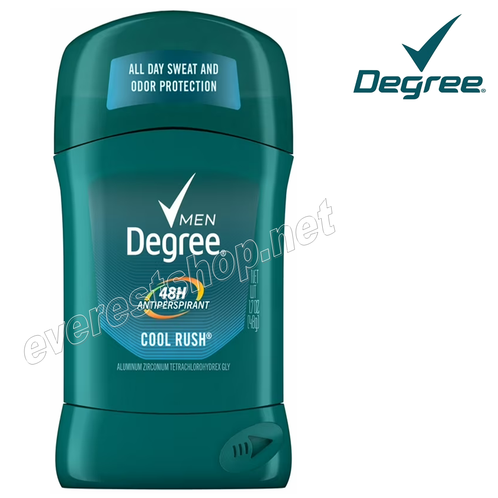 DEGREE DEO STICK FOR MEN COOL RUSH Degree Deo Stick For Men 1.7 oz * Cool Rush * 6 pcs - Image 1