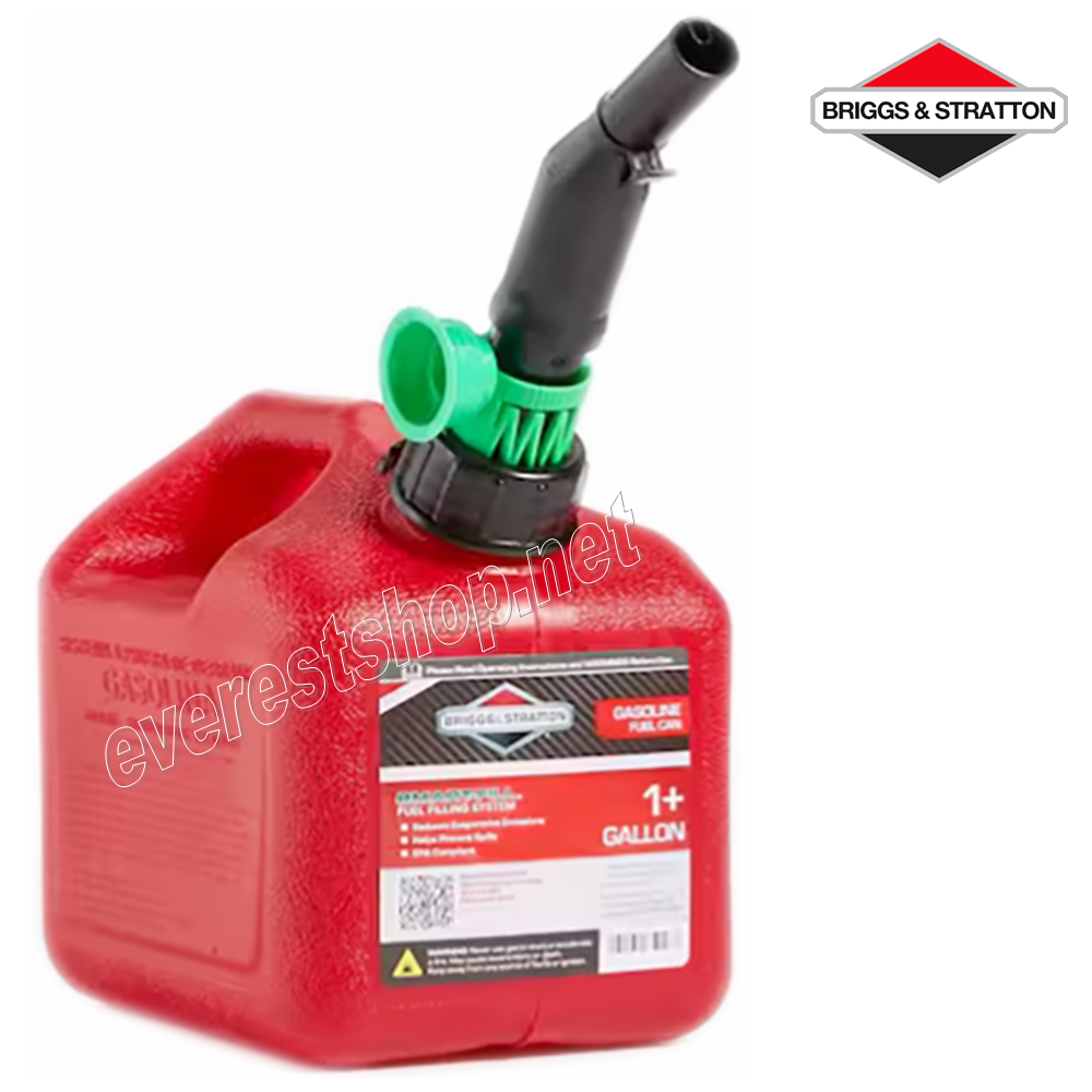 GAS CAN 1 GAL Briggs & Stratton Gas Can 1 Gallon Flame Shield - Image 1