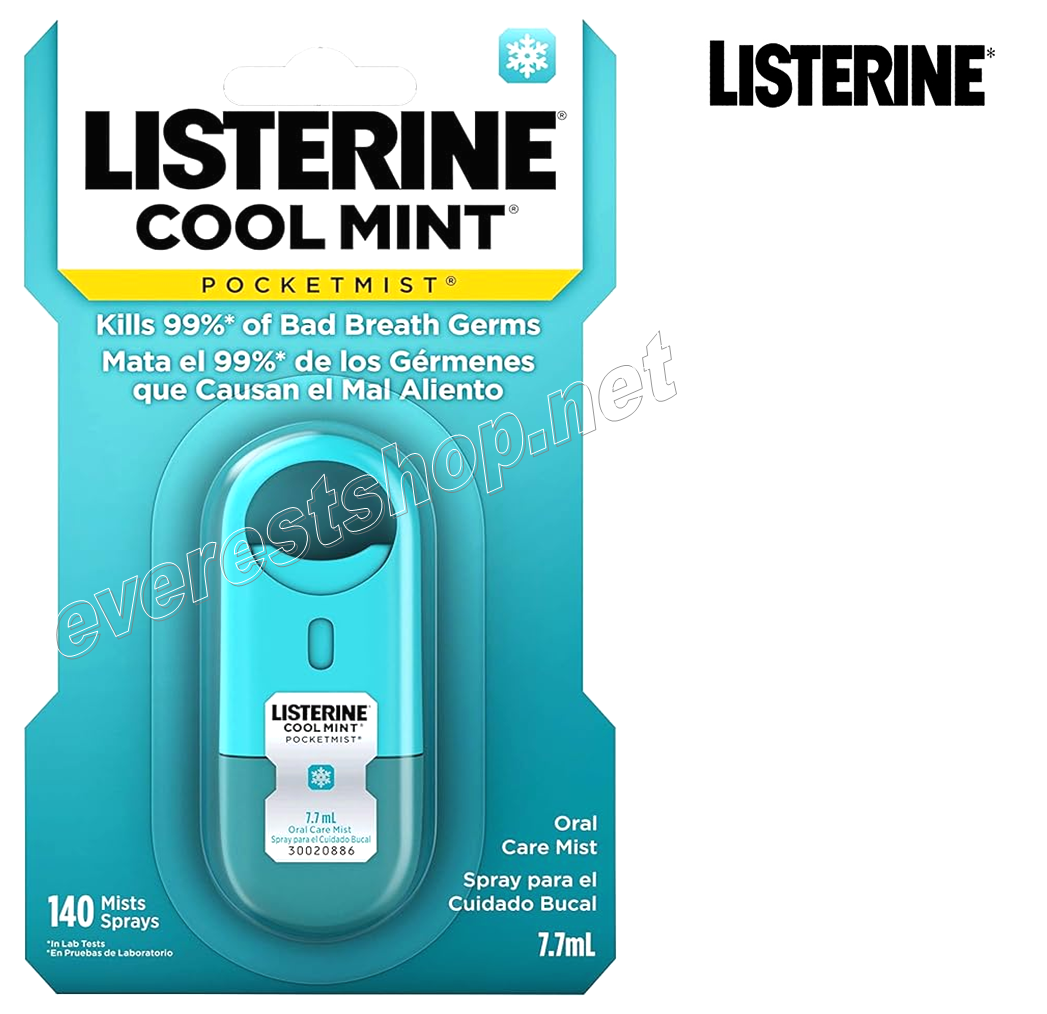 LISTERINE SPRAY COOL MINT Listerine Mouth Spray 7.7 ml * Cool Mint * 6 pcs - Image 1
