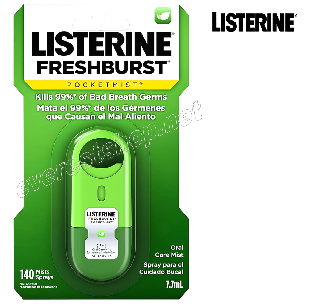 LISTERINE SPRAY FRESH BURST Listerine Mouth Spray 7.7 ml * Fresh Burst * 6 pcs - Image 1