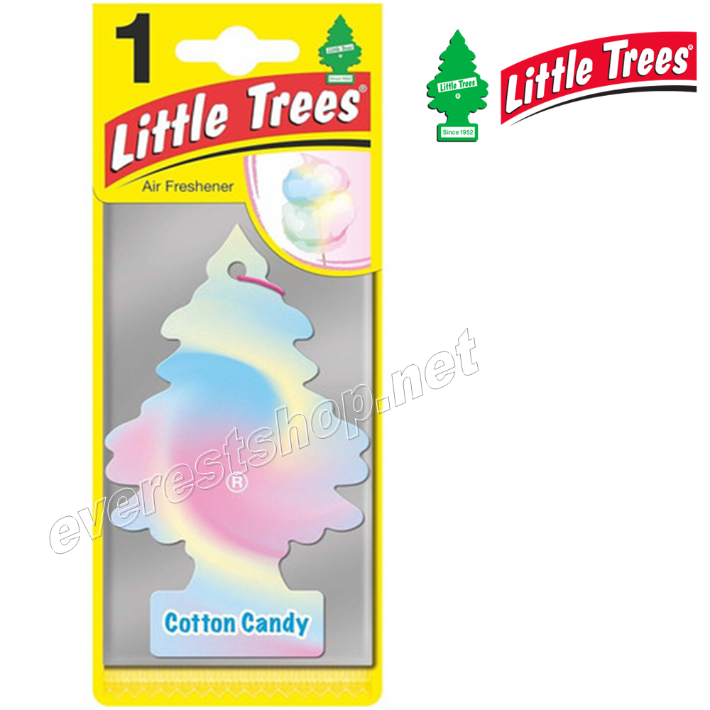 LITTLE TREES CAR FRESHENER COTTON CANDY Little Trees Car Freshener * Cotton Candy * 1`s x 24 ct - Image 1