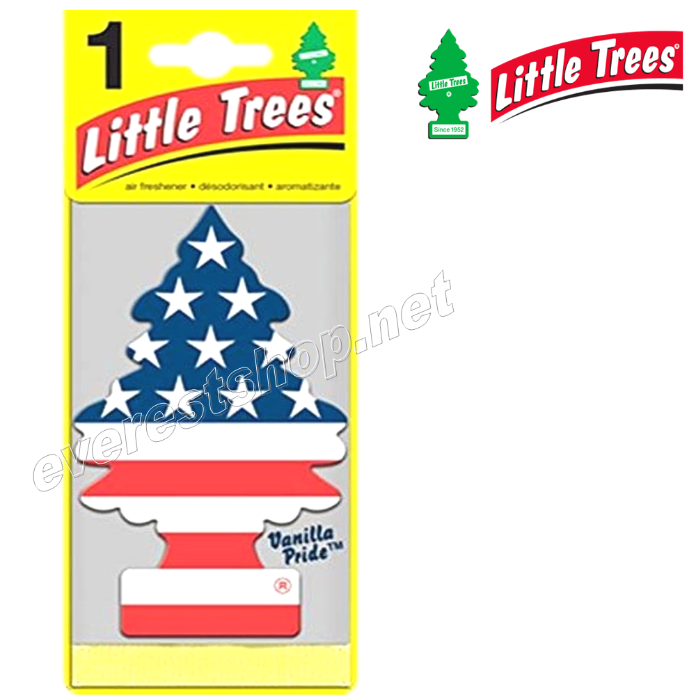LITTLE TREES CAR FRESHENER VANILLA PRIDE Little Trees Car Freshener * Vanilla Pride * 1`s x 24 ct - Image 1