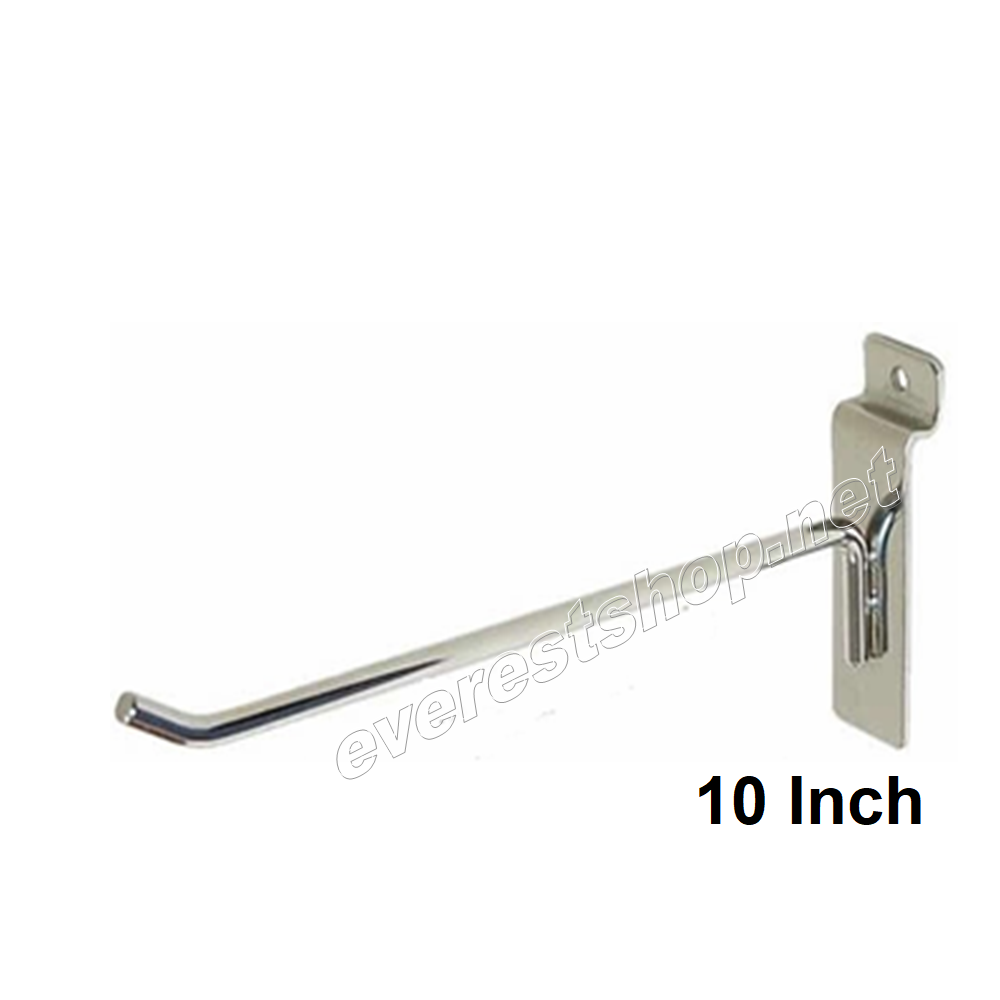 STORE HOOK 10 INCH Store Display Chrome Hook 10 inches * 25 pcs - Image 1