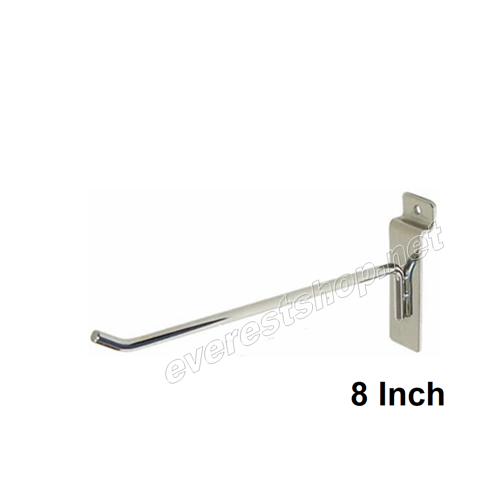 STORE HOOK 8 INCH Store Display Chrome Hook 8 inches * 25 pcs - Image 1