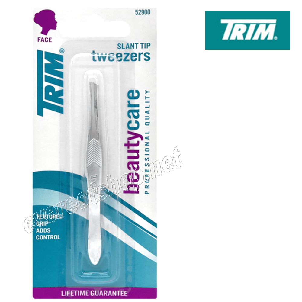 TRIM TWEEZERS Trim Tweezers Slant Tip Blister Pack * 12 Packs - Image 1