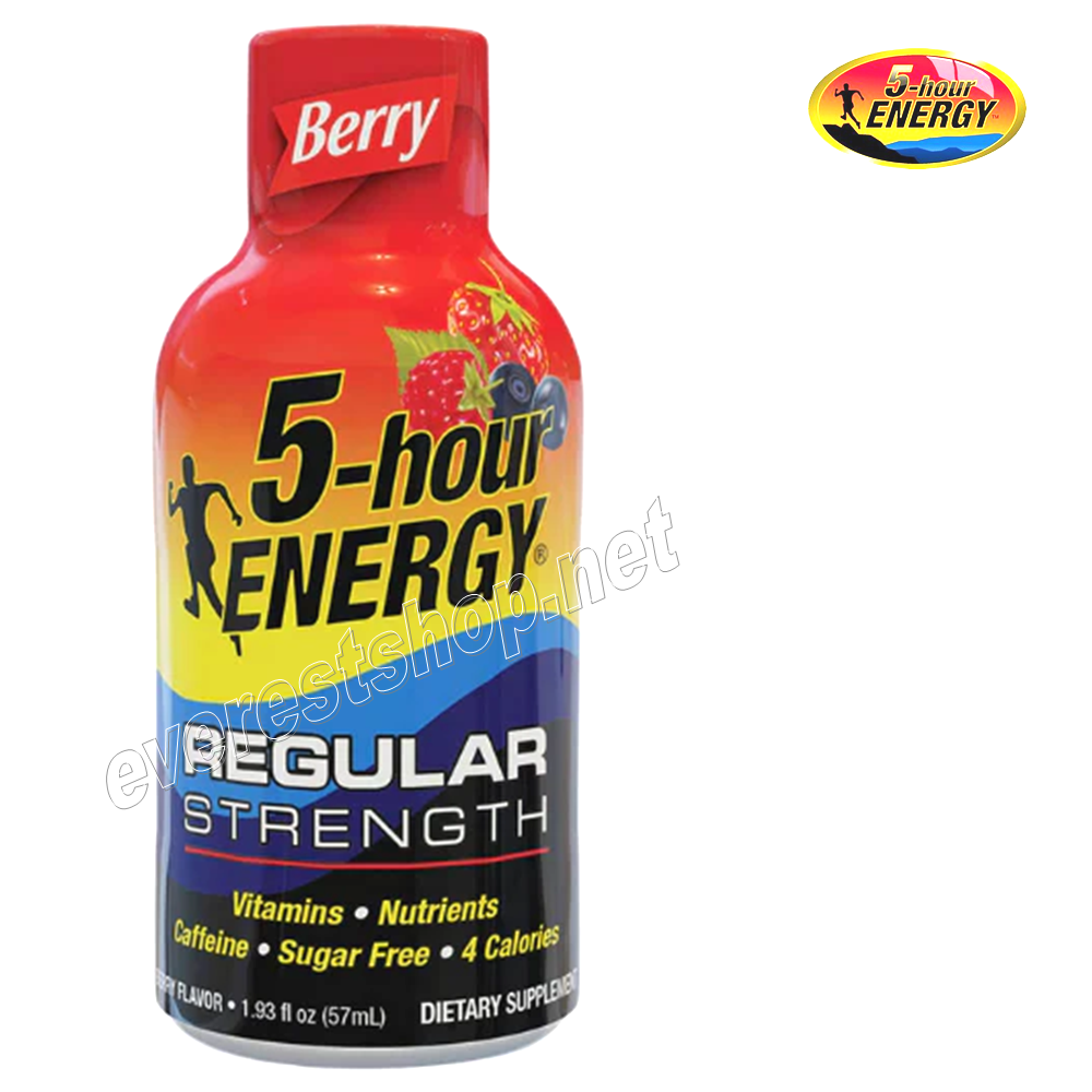 5 HOUR ENERGY REGULAR BERRY Five Hour Energy Drink * Berry Regular * 12 pcs - Image 1