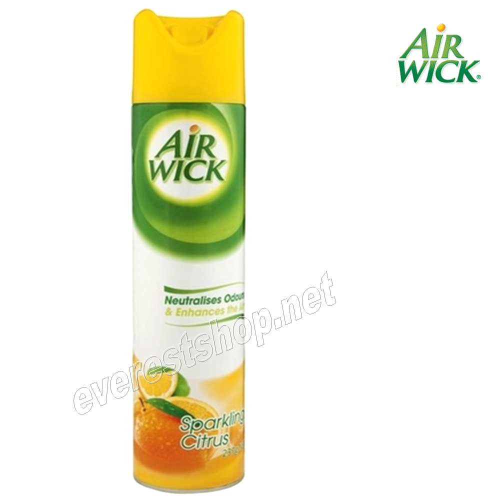 AIRWICK AIR FRESHENER SPARKLIG CITRUS Air Wick Air Freshener 300 ml * Sparkling Citrus * 12 pcs - Image 1
