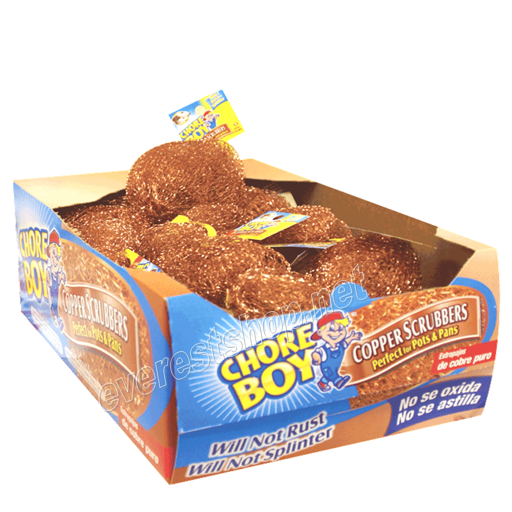 CHORE BOY DISH SCRUBBER Dish Scrubber * Chore Boy Cooper * 36 ct - Image 1