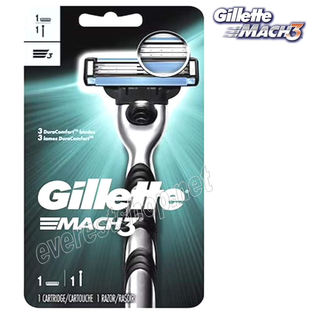GILLETTE MACH 3 RAZOR Gillette Mach3 Shaving Razor * 6 pcs - Image 1
