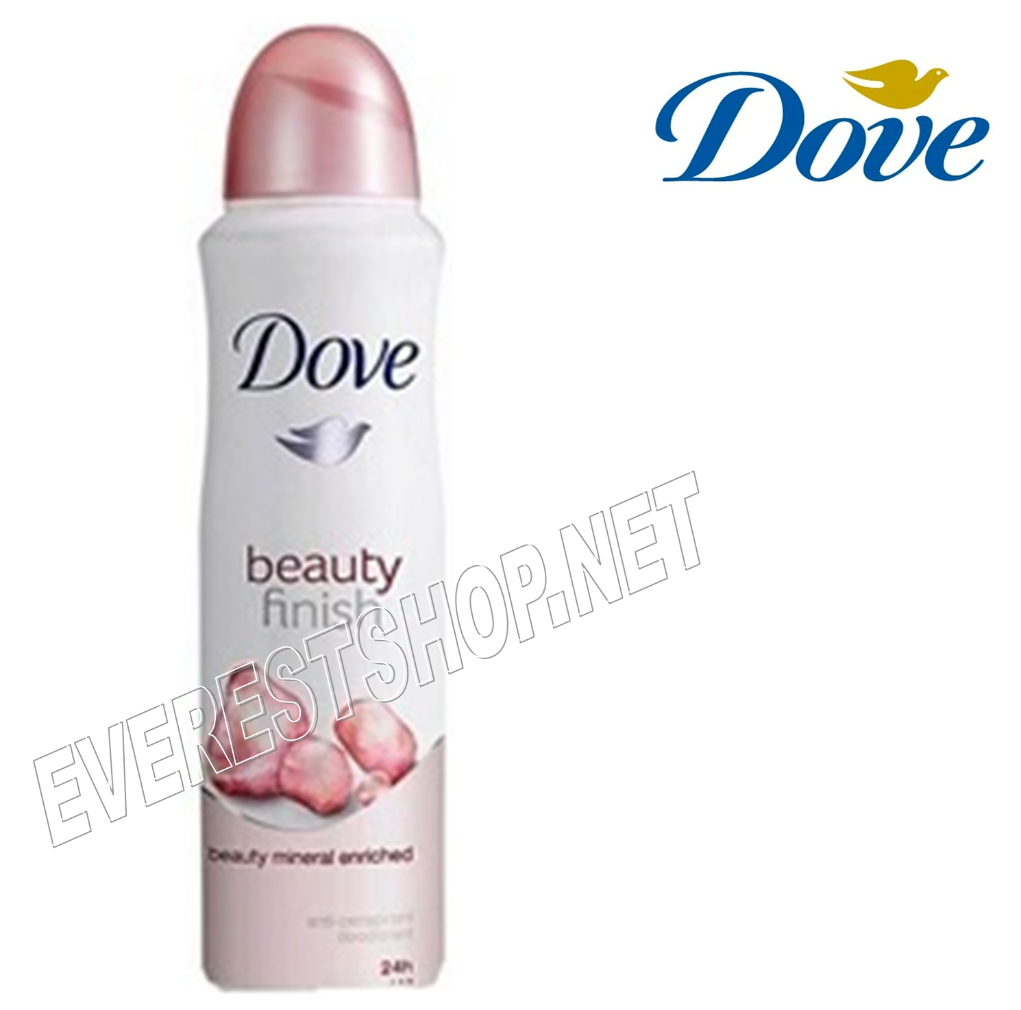 DOVE-BODY SPRAY FOR WOMEN-BEAUTY FINISH Dove Body Spray For Women 150 ml * Beauty Finish * 6 pcs - Image 1