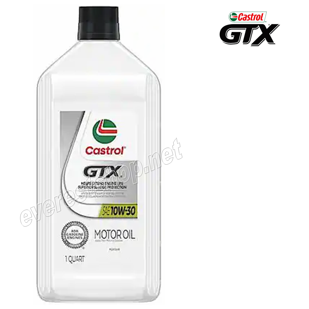 GTX 10W-30 Castrol GTX Motor Oil 1 Qt * 10W-30 * 6 pcs - Image 1