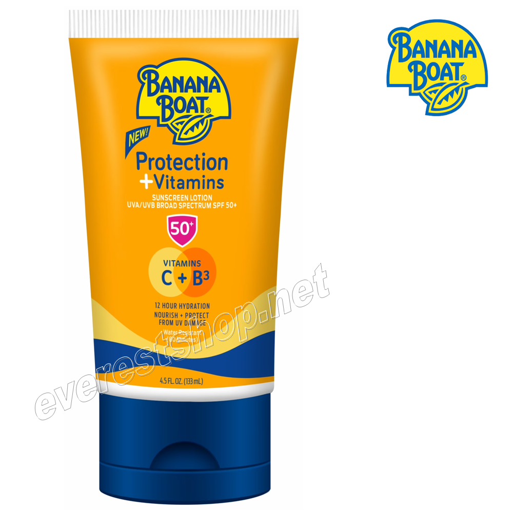 BANANA BOAT 4.5 OZ Banana Boat Sunscreen Lotion 4.5 oz * SPF 50 * 6 pcs - Image 1