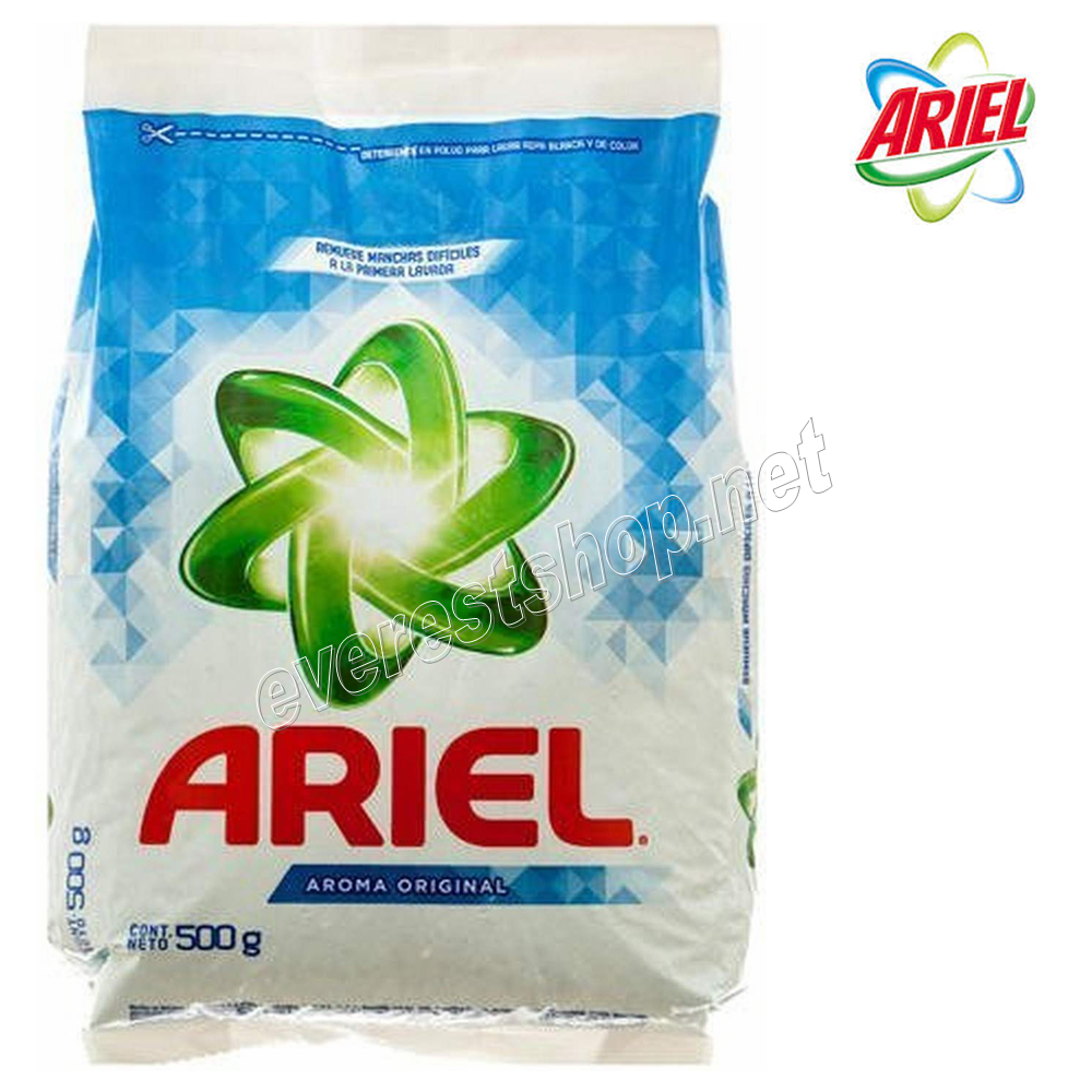 ARIEL POWDER 500g Ariel Powder Laundry Detergent 500g * 18 pcs / Case - Image 1