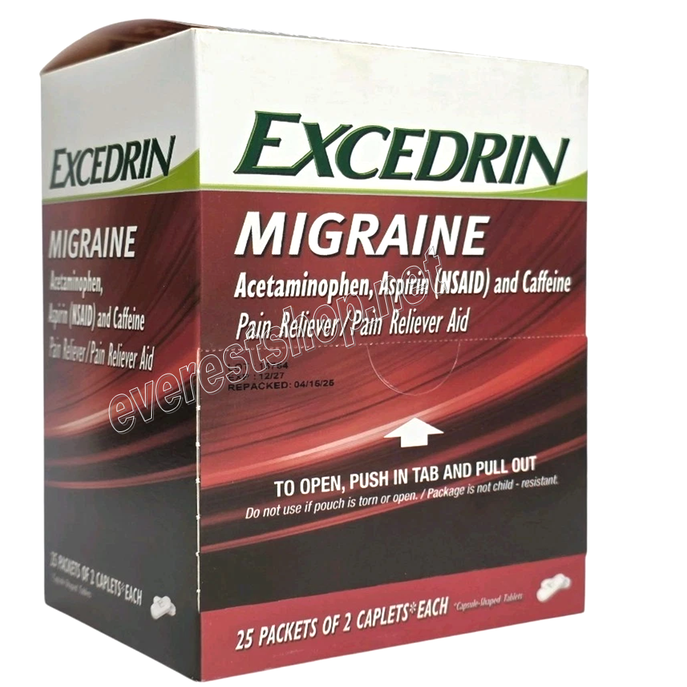 EXCEDRIN POUCH MIGRANE Excedrin Migraine * 25 ct - Image 1