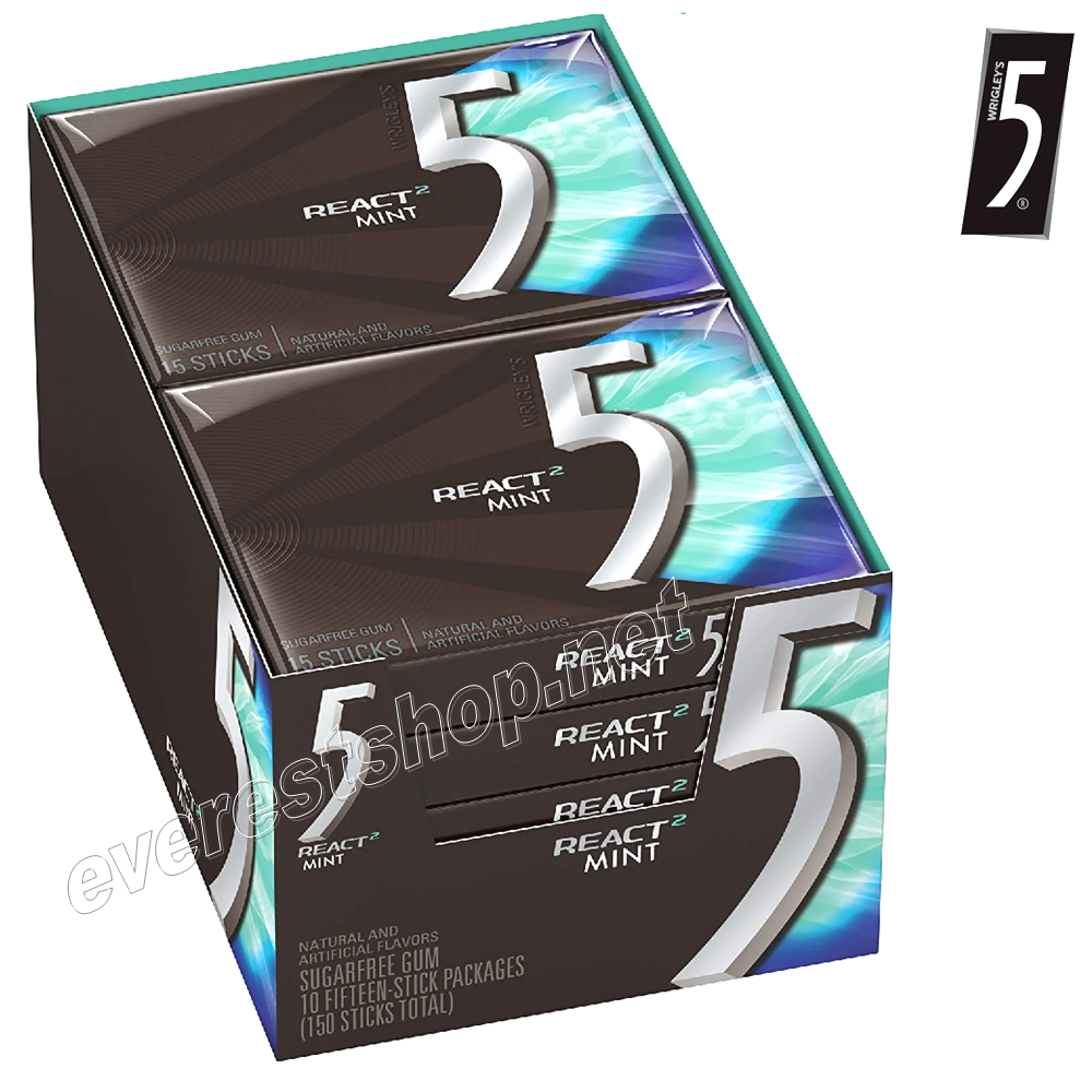 FIVE GUM REACT MINT Five Gum * Mint React * 10 Pcs Pack - Image 1