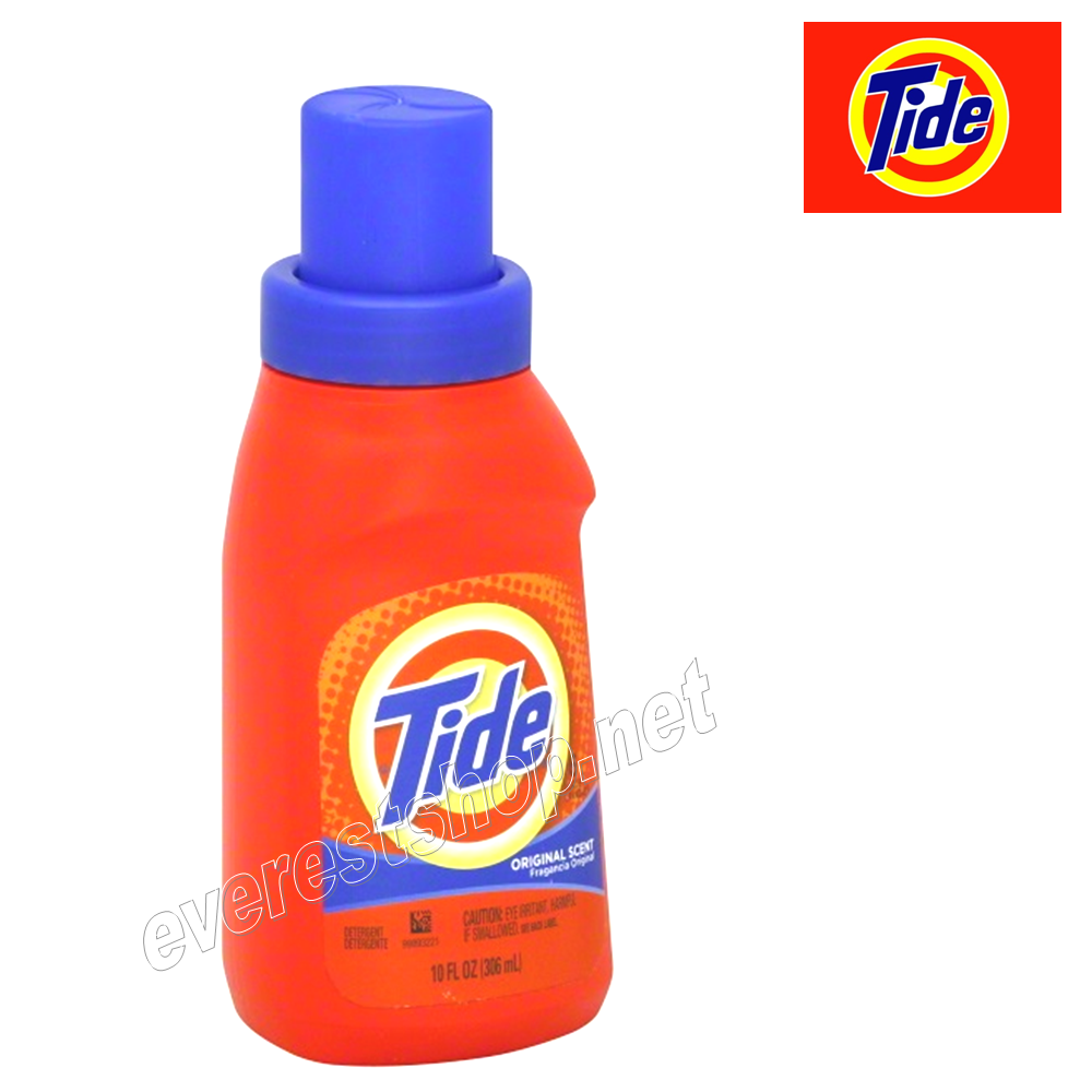 TIDE 10 OZ ORIGINAL Tide Liquid Laundry Detergent 10 Fl Oz * Original * 12 pcs - Image 1