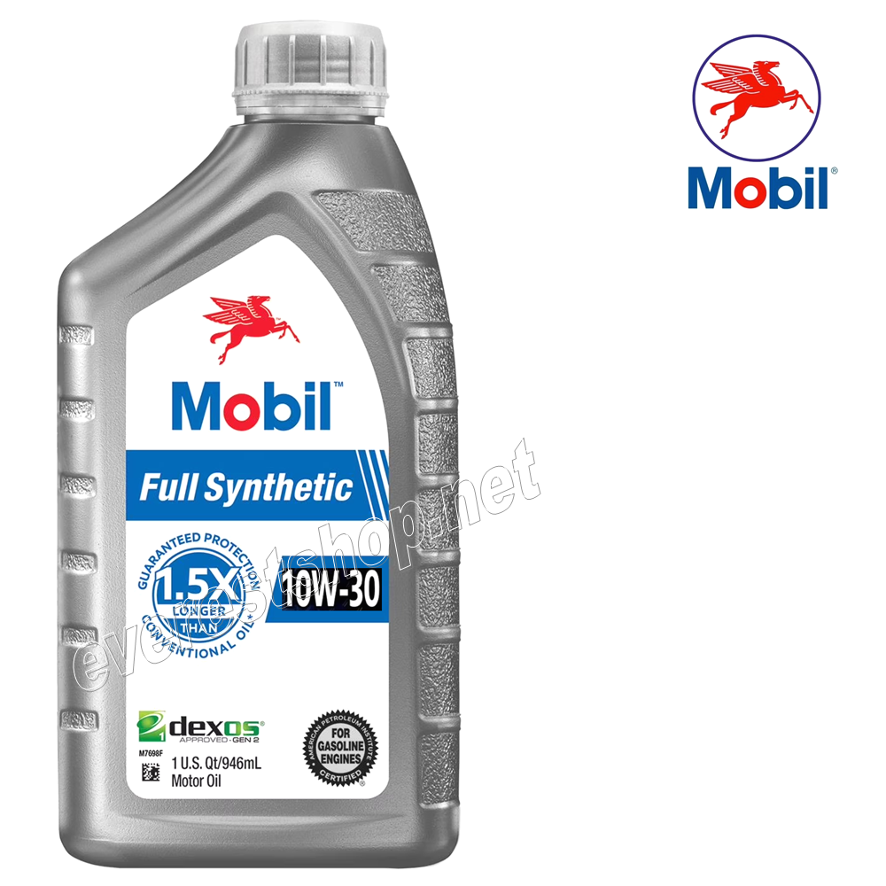 MOBIL FULL SYNTHETIC 10-30 Mobil full Synthetic 1 Qt * 10W-30 * 6 pcs - Image 1