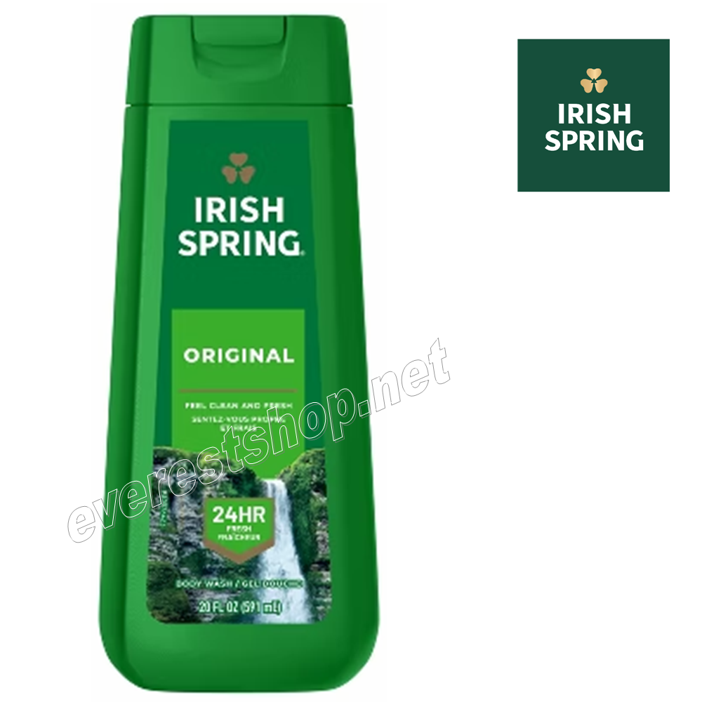 IRISH SPRING SHOWER GEL ORIGINAL Irish Spring Body Wash 20 fl oz * Original * 6 pcs - Image 1
