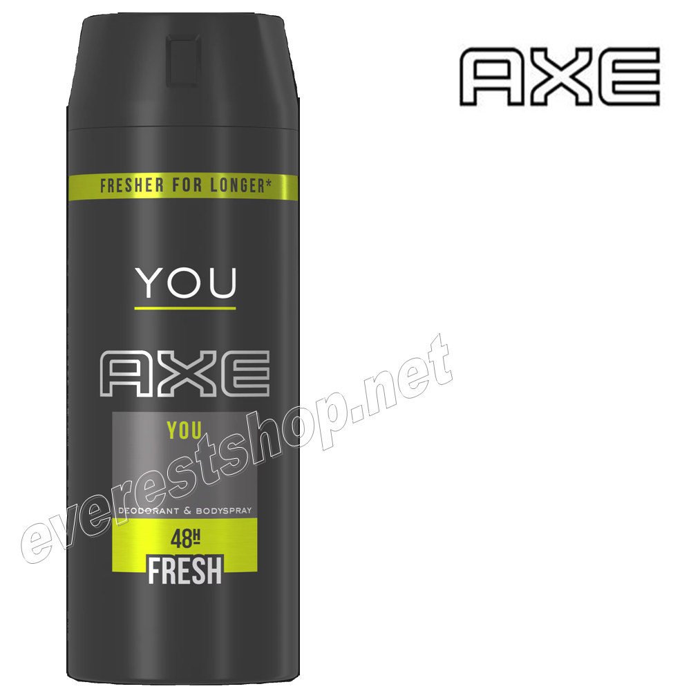 AXE BODY SPRAY FOR MEN YOU Axe Body Spray For Men 150 ml * You * 6 pcs - Image 1