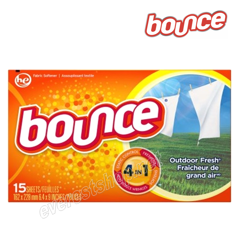 BOUNCE DRY SHEET Bounce Dry Sheet 15 ct Pack * 15 Packs case - Image 1