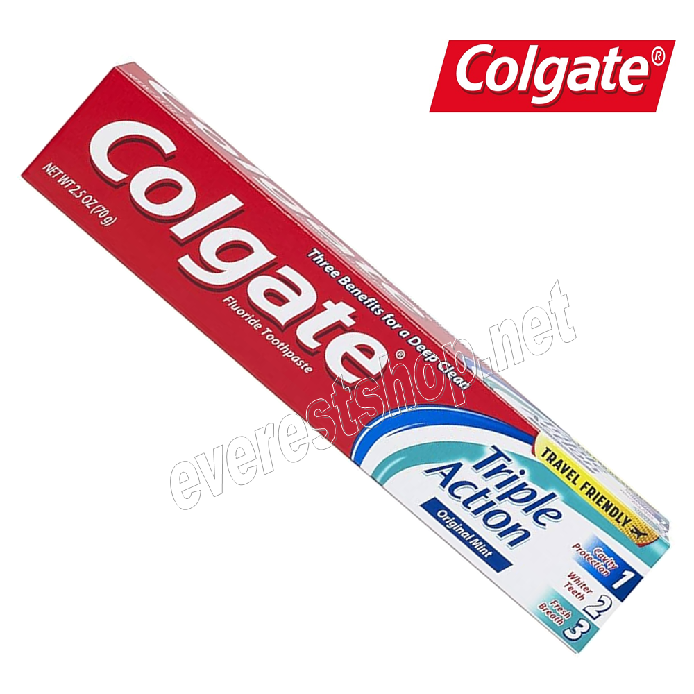 COLGATE TRIPLE ACTION 2.5 OZ Colgate Tooth Paste 2.5 oz * Triple Action * 6 pcs - Image 1