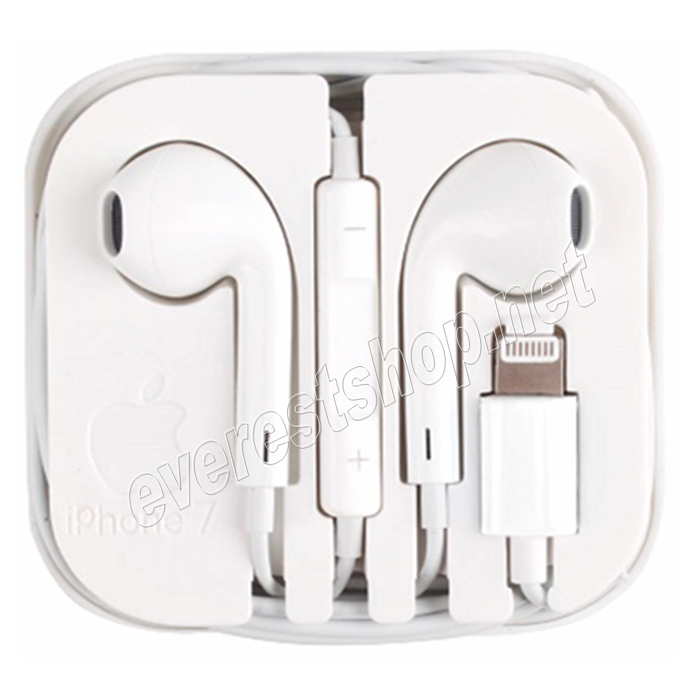 STEREO EARPHONE FOR IPHONE Stereo Earphone for Iphone * White * 6 pcs - Image 1