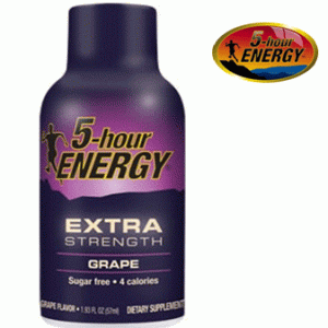 Five Hour Energy Drink Extra Strength Grape 12 pcs