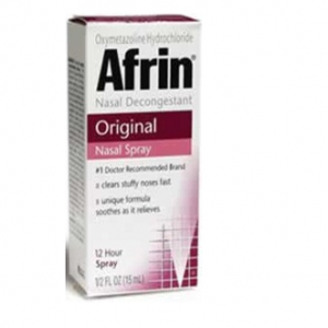 Afrin Original Nasal Spray 1/2 fl oz * 6 Bottles