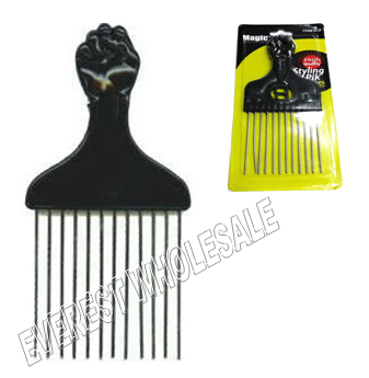 Styling Metal Afro Pick Comb * 12 pcs