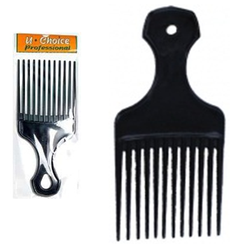 Afro Pick Plastic Comb * 12 pcs