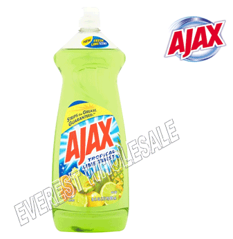 Ajax Dishwash 28 fl oz * Lime * 9 pcs / Case
