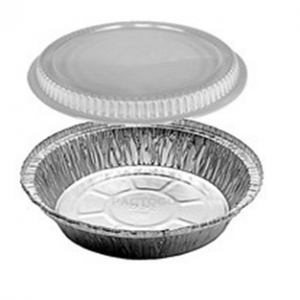 Aluminum Food Container**8 inch**with Dome Lid Combo 500 pcs