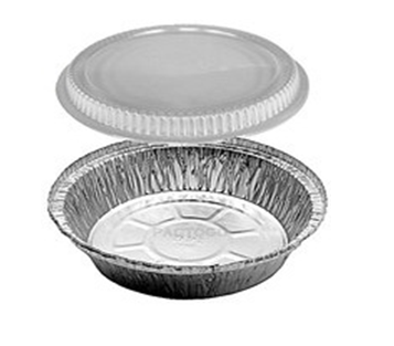 Aluminum Food Container**8 inch**with Dome Lid Combo 500 pcs