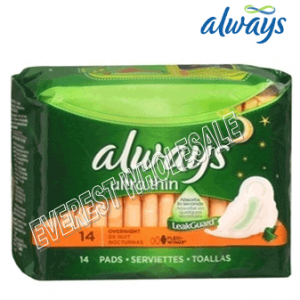 Always Ultra Thin * Overnight 14 ct * 12 pcs