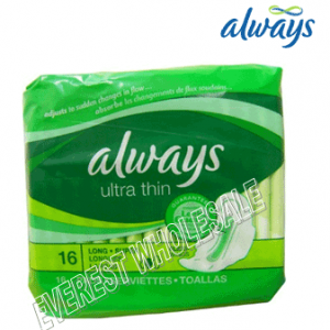 Always Ultra Thin 16 ct * Long Super * 12 pcs