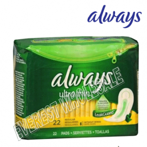 Always Ultra Thin 22 ct * Regular * 12 pcs