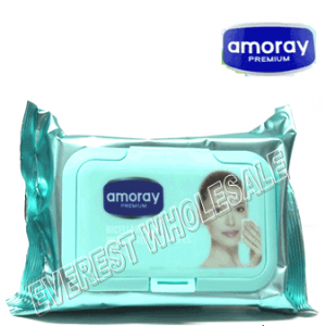 Amoray Makeup Removing Cleansing Wipes 30 ct pack * 6 packs