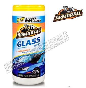 Armor All Wipes 25 ct * Glass * 6 pcs