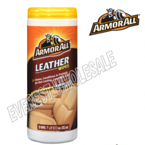 Armor All Wipes 25 ct * Leather * 6 pcs