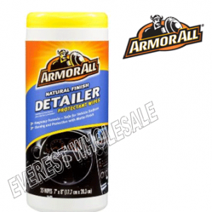 Armor All Wipes 25 ct * Natural Finish Detailer * 6 pcs