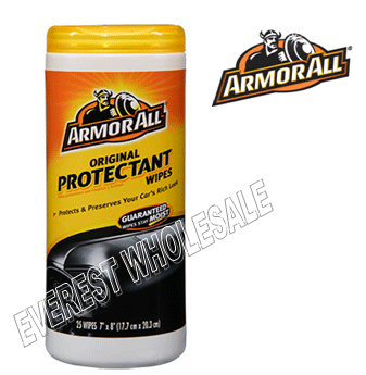 Armor All Wipes 25 ct * Original Protectant * 6 pcs