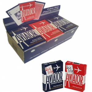 Aviator Playing Cards Assorted Colors * 12 pcs