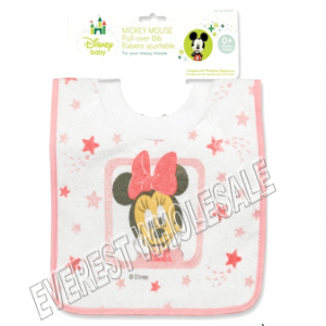 Baby Bib Pull Over Waterproof * Mickey * 6 Pcs