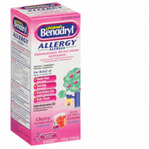 Benadryl Allergy For Children 4 fl oz / Box * 6 Boxes