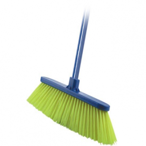 Broom With Handle * Short Brush * 12 pcs
