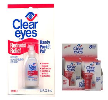 Clear Eyes Redness Relief 0.2 fl oz Display * 12 pcs